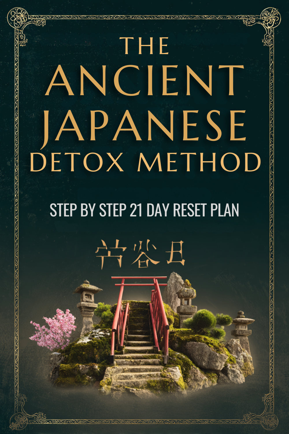 The Ancient Japanese Detox Method — step-by-step 21-day reset plan, book cover