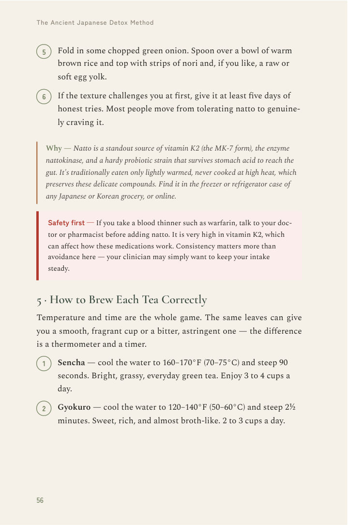 Ingredient guide page